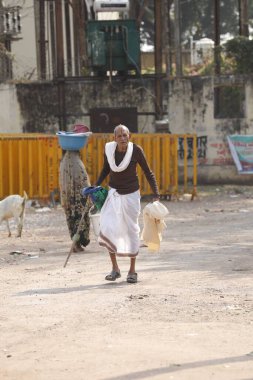 Indian Old man at Home Hyderabad India 2nd Aug 2022