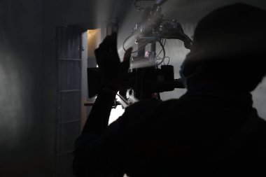 Cameramen Silhouette at work