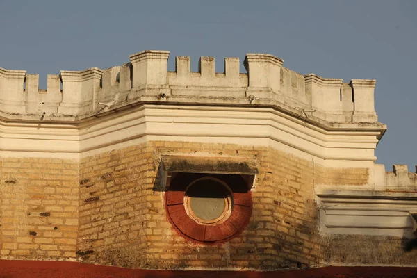 Castillo Abandonado Área Rural India — Foto de Stock