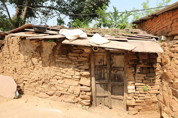 Poor Houses Village Rural Area — Fotografia de Stock