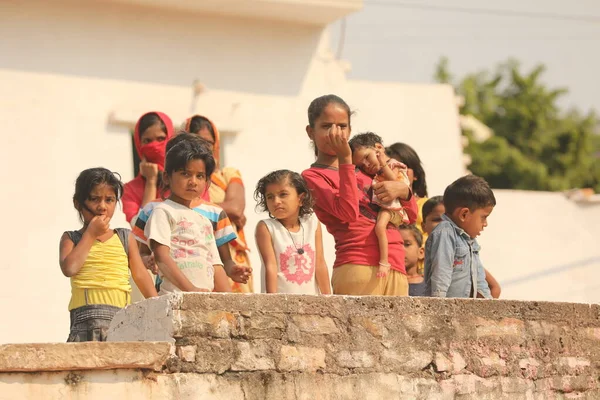 Indian Mother Child Watching 2Nd Aug 2022 Hyderabad India — Stockfoto