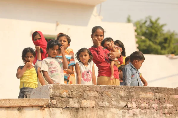 Indian Mother Child Watching 2Nd Aug 2022 Hyderabad India — Foto de Stock