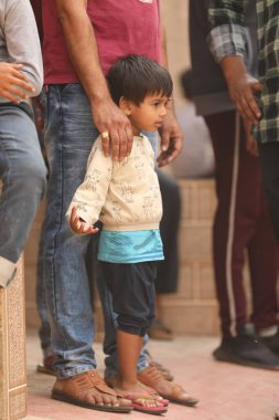 Young Indian Boy waching Hyderabad India 2nd Aug 2022
