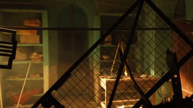 Horror shot of store room