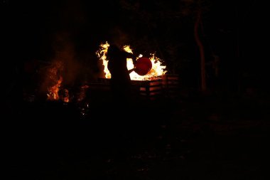 Drugs Burning in the Forest