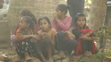 Young Indian Girls waching