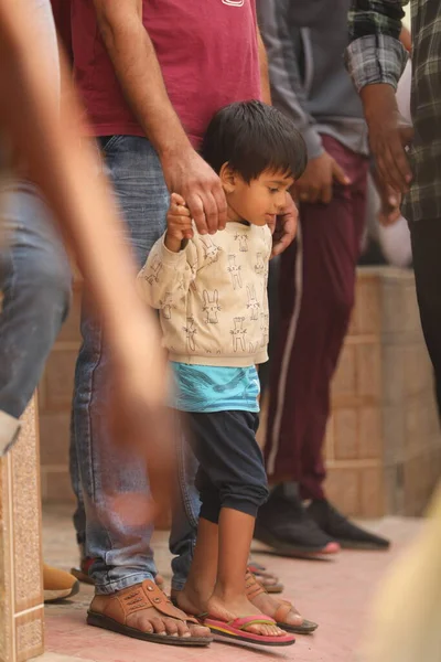 Young Indian Boy Waching Hyderabad India 2Nd Aug 2022 — Stockfoto