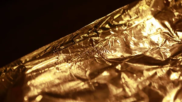 Gold Metal Texture Macro Shot —  Fotos de Stock