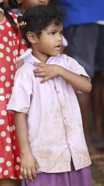 Молодой Индийский Мальчик Хайдарабаде Августа 2022 Года — стоковое фото