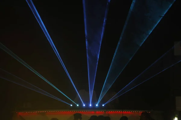 Lumières Laser Dans Pub — Photo