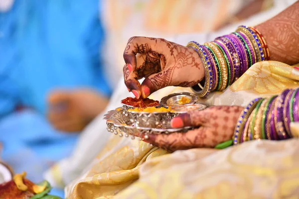 传统印度教婚礼 — 图库照片