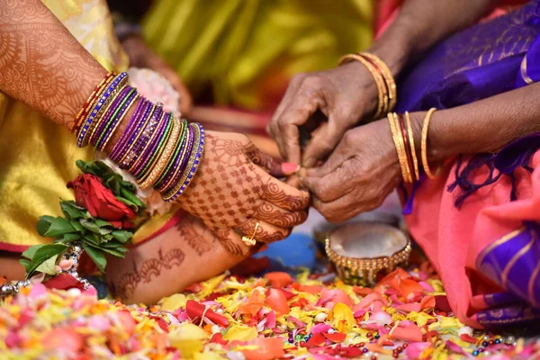 传统印度教婚礼 — 图库照片