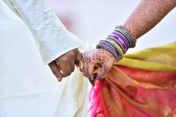 Cérémonie Mariage Traditionnelle Hindoue — Photo