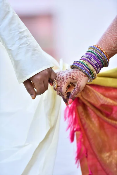 Cerimônia Casamento Tradicional Hindu — Fotografia de Stock