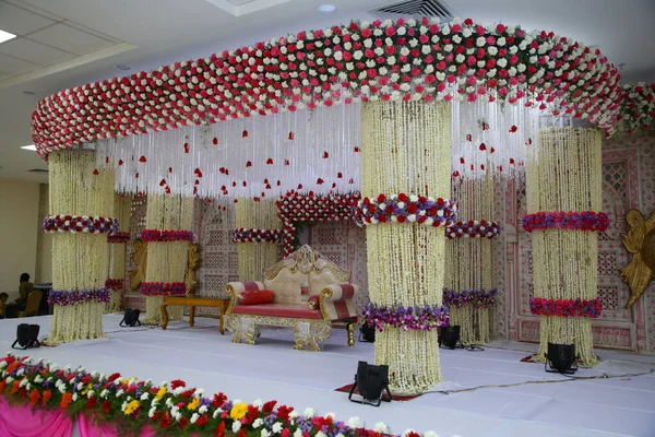 Cerimônia Casamento Tradicional Hindu — Fotografia de Stock