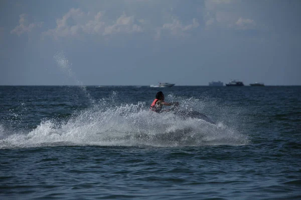 Barco Velocidad Mar — Foto de Stock