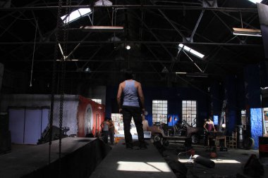 10 Ekim 2022 Hyderabad Hindistan Erkek Modeli 'nin arka görüntüsü