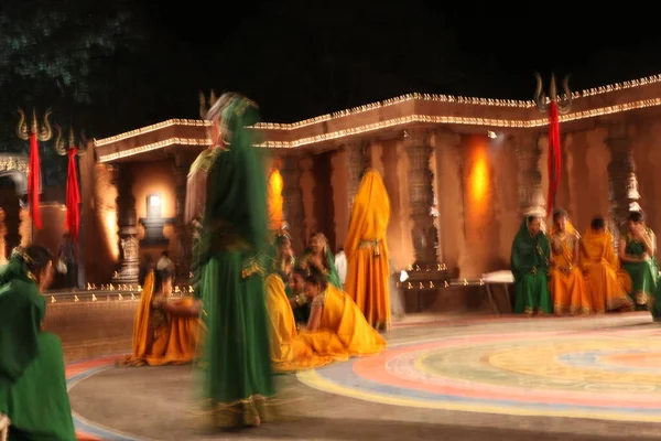 Waas Vrouwelijke Dansers Tempel — Stockfoto