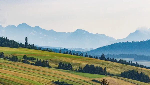 Vista Las Montañas Tatra Desde Niedzica — Foto de Stock