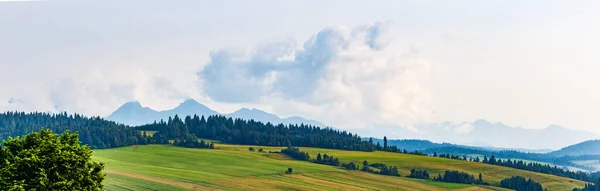 Vista Las Montañas Tatra Desde Niedzica — Foto de Stock