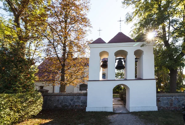 Святилище Святої Марії Siedlatkowo Village Jeziorsko Lake Uniejow — стокове фото