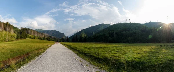 Vista Desde Valle Koscieliska Montañas Tatra — Foto de Stock