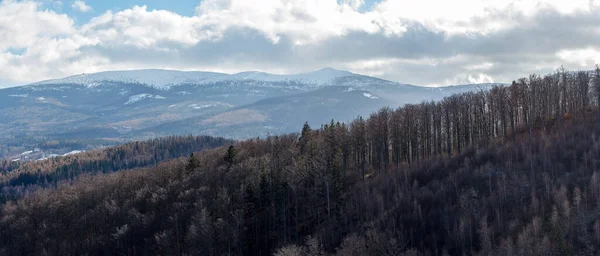 Vista Las Montañas Karkonosze Sudetes Polonia —  Fotos de Stock