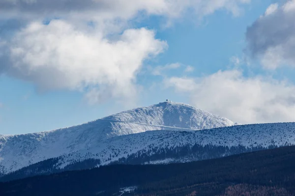 Montanha Sniezka Montanhas Gigantes Montanhas Sudetes — Fotografia de Stock
