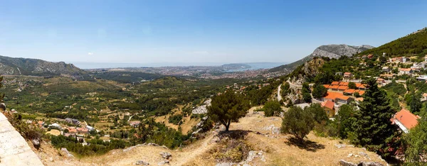 Panorama Split Klis Fortress — Φωτογραφία Αρχείου