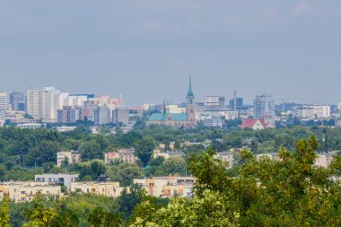 City center panorama - Cathedral - Lodz City - Poland