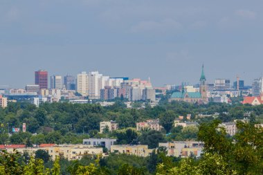 City center panorama - Cathedral - Lodz City - Poland