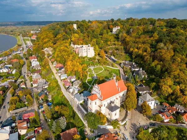 Vista Kazimierz Dolny City Desde Dron — Foto de Stock