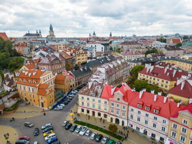 Lublin 'deki eski kasaba ve şehir