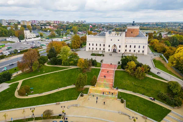 Városi Központ Királyi Vár Lublin — Stock Fotó