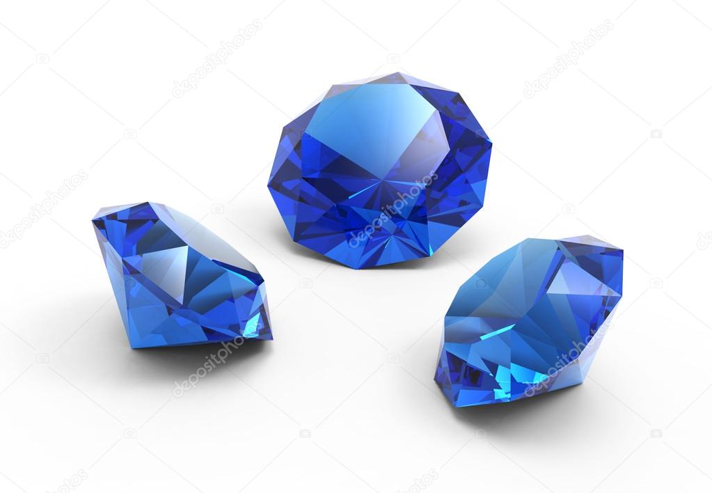 Beautiful saphire gems