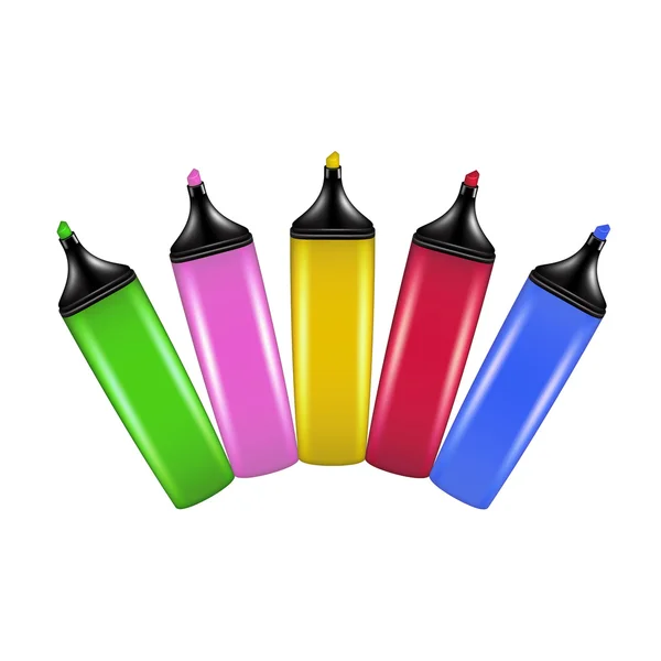 Highlighters — Stock Vector