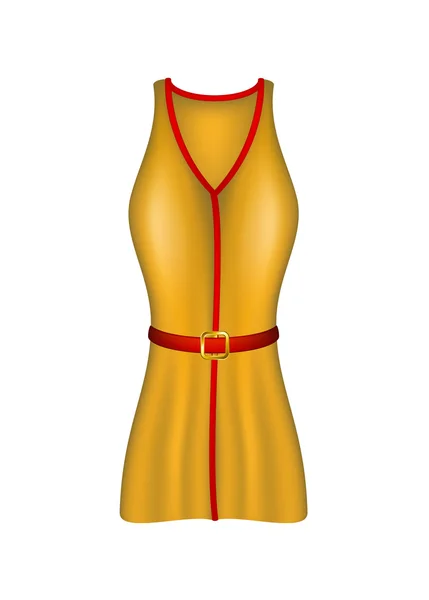 Weibliches sexy Kleid — Stockvektor