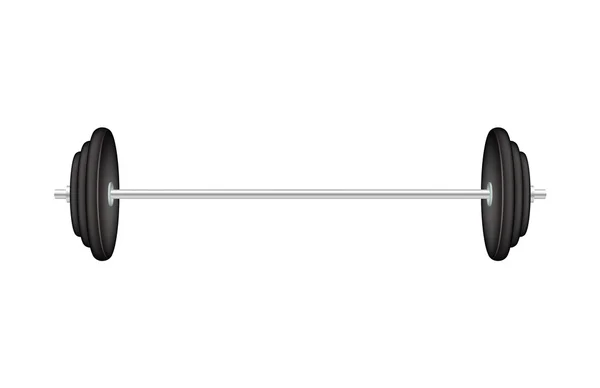 Classic barbell — Stock Vector