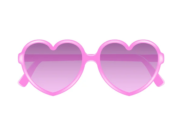 Óculos de sol em forma de coração —  Vetores de Stock