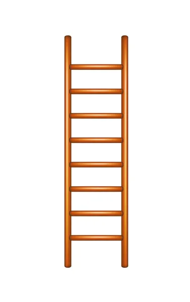 Wooden ladder — Stock Vector