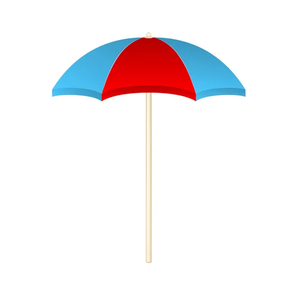 Strand parasoll — Stock vektor