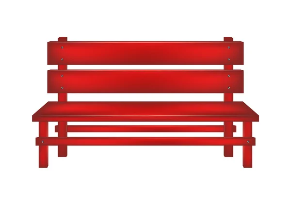 Venkovské lavička — Stockový vektor