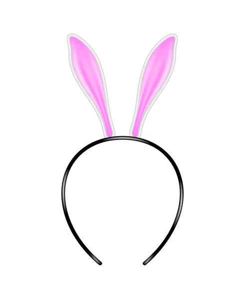 Tavşan kulakları kafa bandı — Stok Vektör