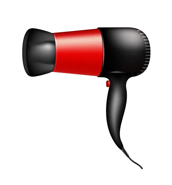 Electric hair dryer — Stock Vector