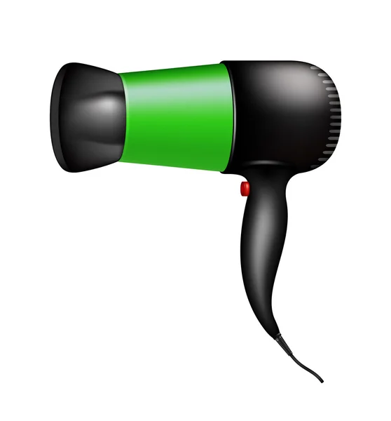 Electric hair dryer — Stock Vector