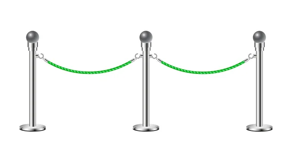 Barrières de corde debout — Image vectorielle