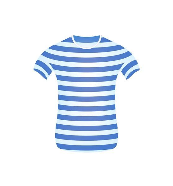 Randig sailor t-shirt — Stock vektor