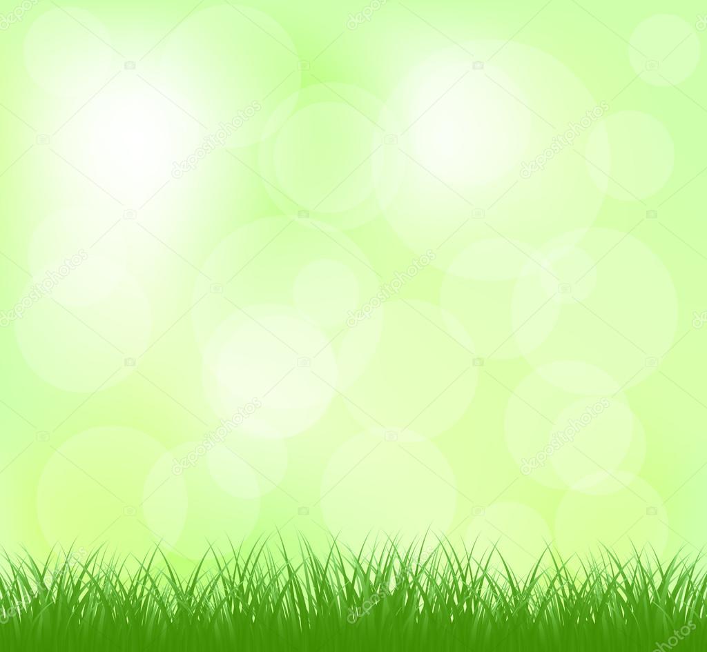 Natural light green grass background Stock Vector Image by ©Jirkapravda  #49364093