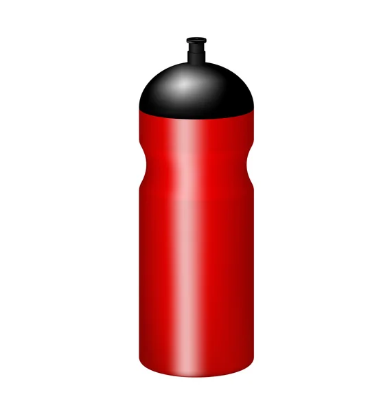 Sport plastic water bottle — Stock Vector