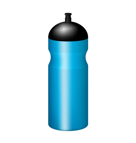 Sport plastic water bottle — Stock Vector